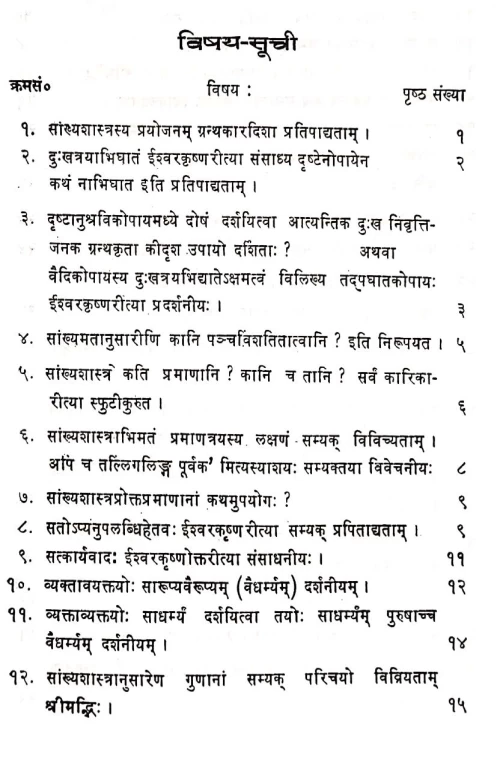 Sankhyakarika Pathyam